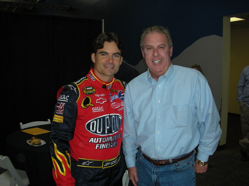 Me and Jeff Gordon